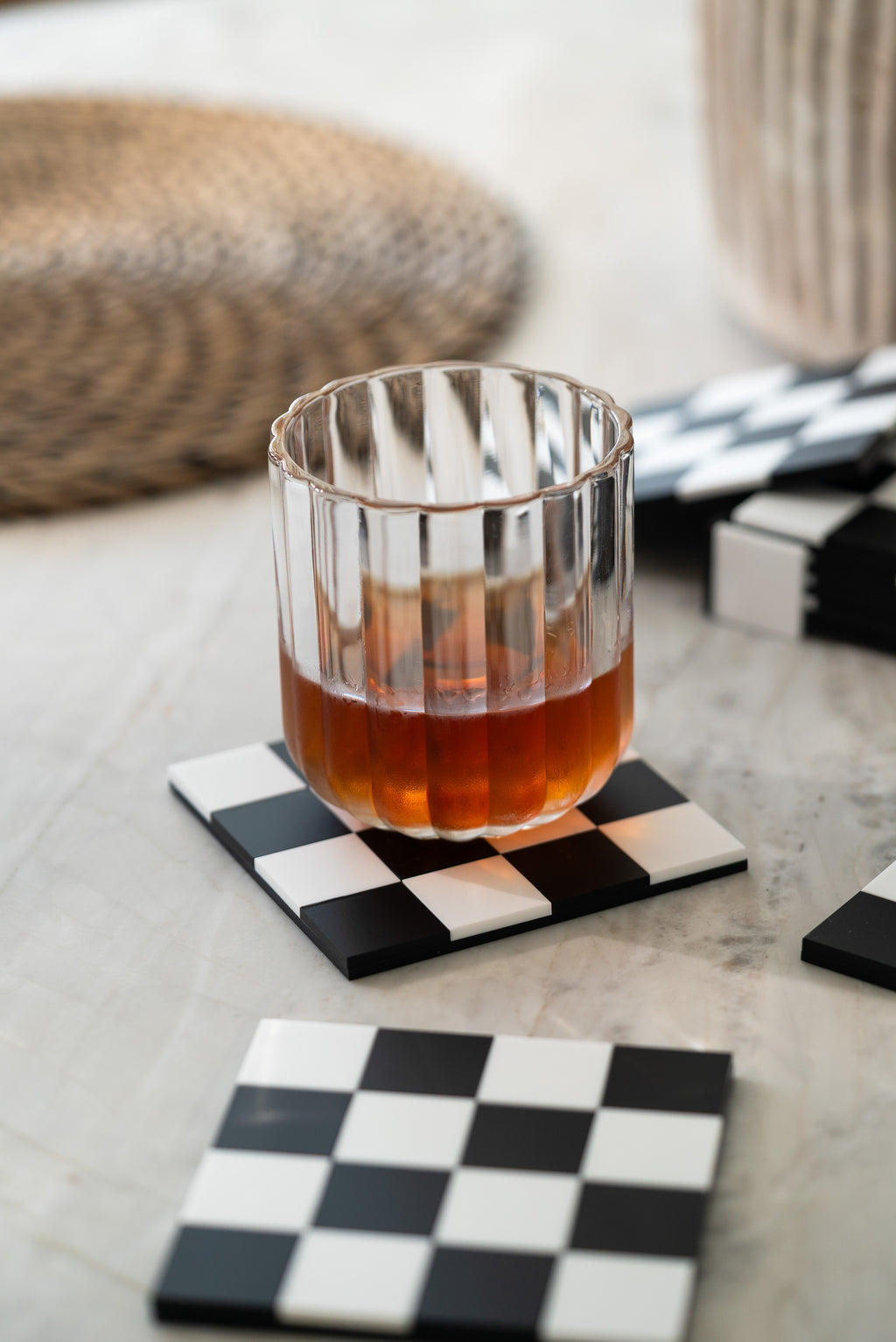 Losetitas Coasters - Black/White